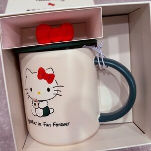 NEW IN NOX Starbucks X Hello Kitty Mug with Red Bow